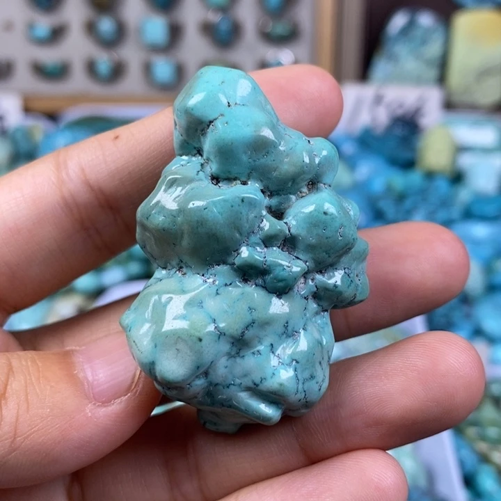 绿松石未镶嵌颈饰