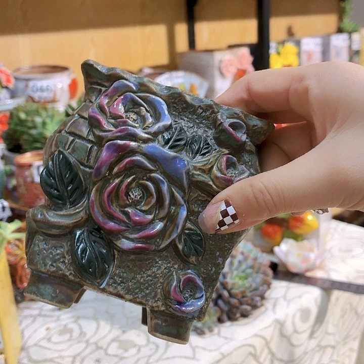 多肉花盆满15包邮