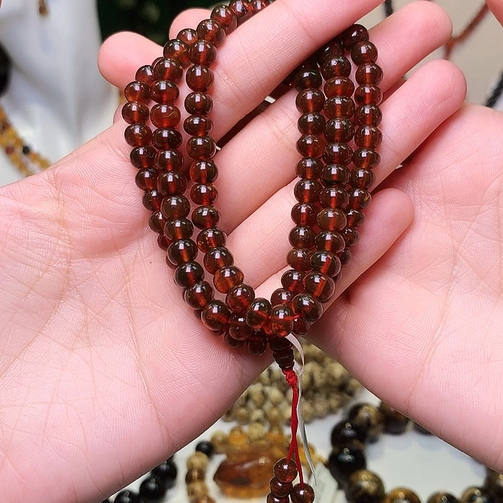 琥珀裸石未镶嵌抚顺琥珀卡6高净酒红血