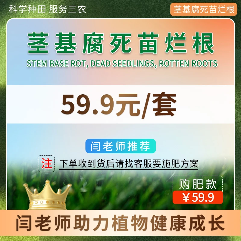 天需闫老师推荐茎基腐死苗烂根套餐