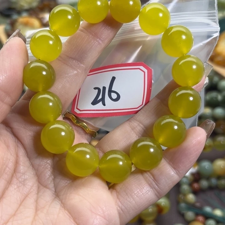 蛇纹石玉未镶嵌手链