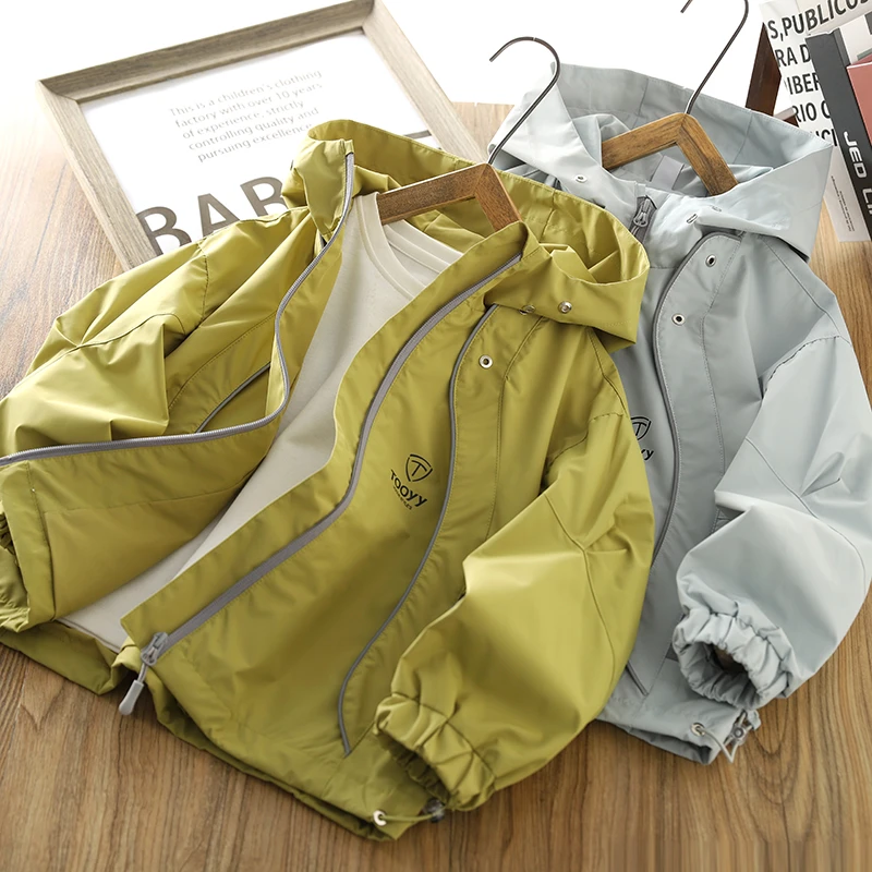 男童连帽外套2025春秋新款儿童薄款帅气男孩拉链衫上衣洋气