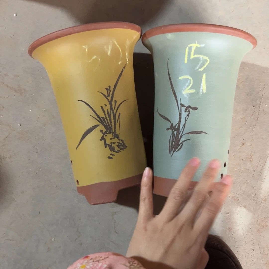 宜兴川阁紫砂花盆