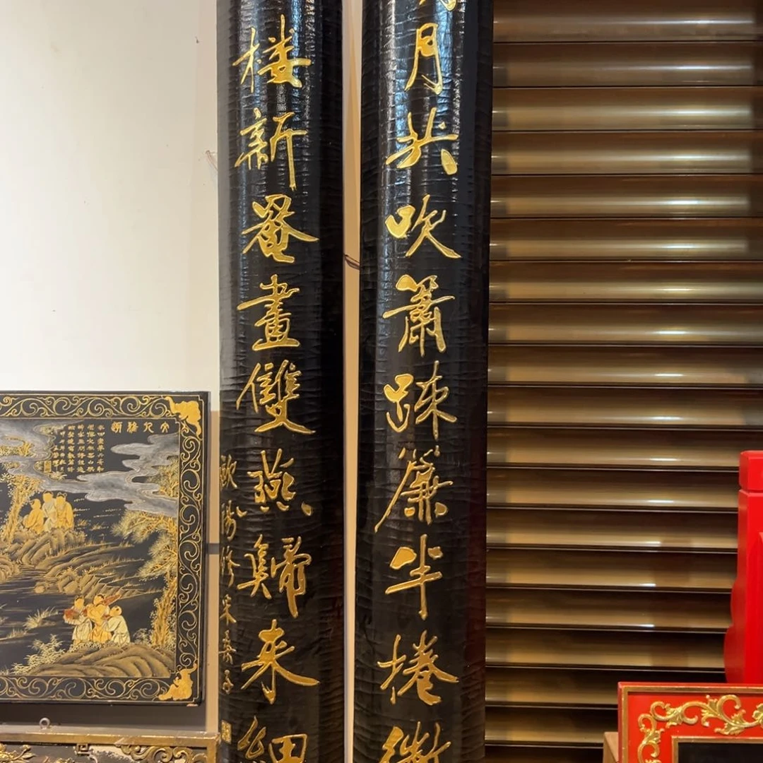 *****木对联：明月共吹箫