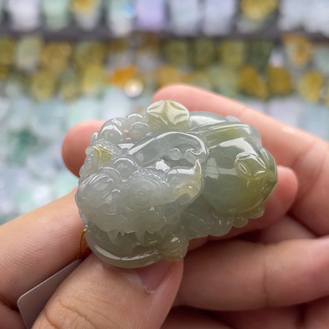 颈饰未镶嵌翡翠貔貅23