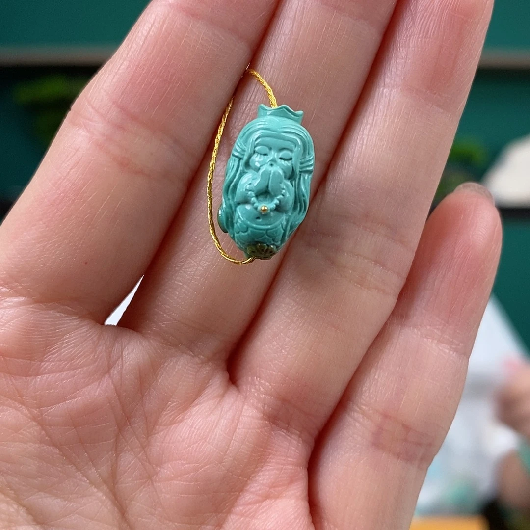 未镶嵌绿松石珠宝奇石