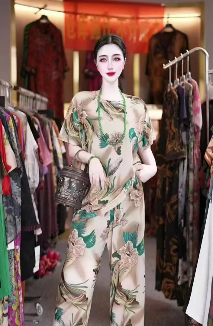 [宠粉一天]休闲套装7分库宽松显瘦夏季必备热销爆款时尚百搭