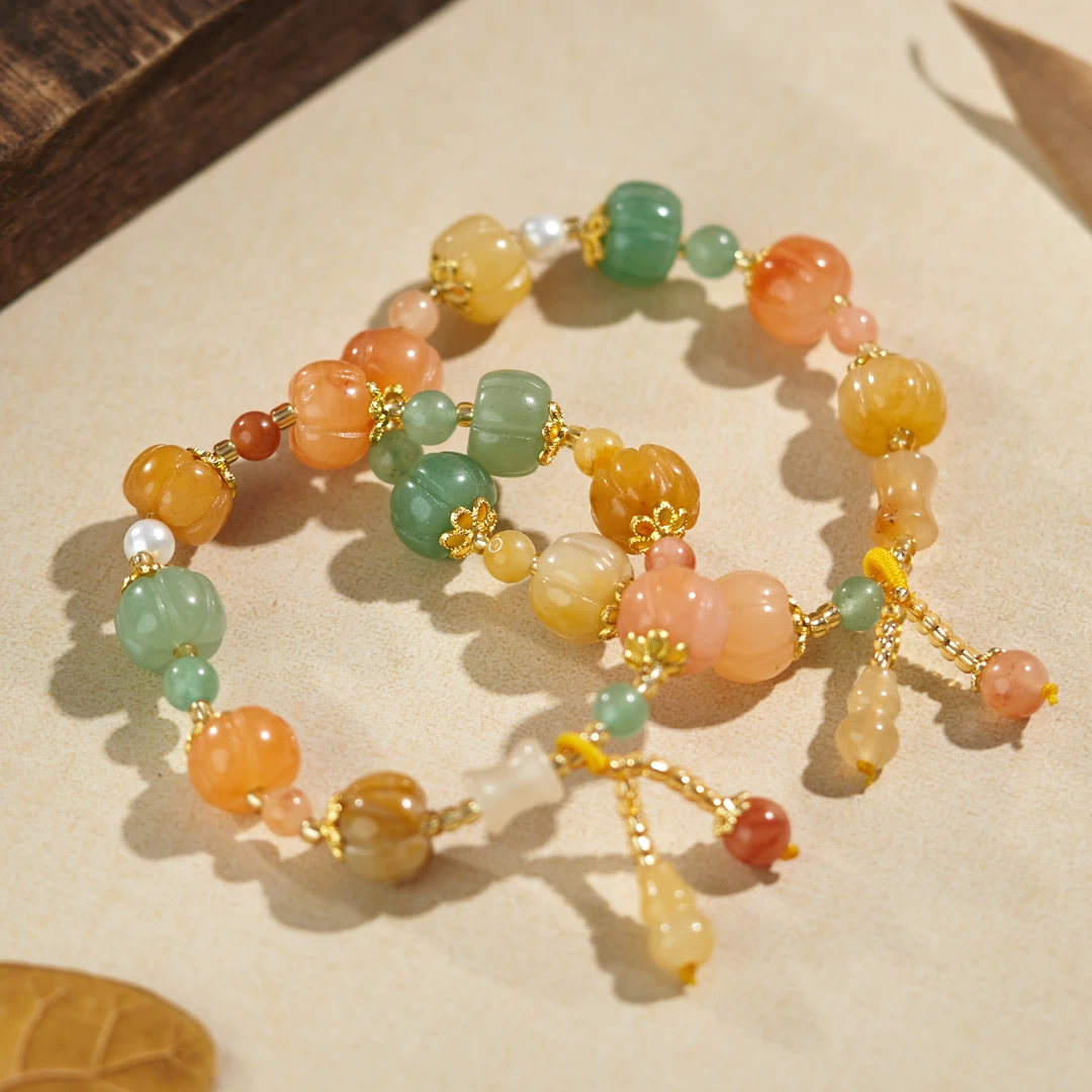 【玉总专属】金丝玉diy手串多样性发一B040259