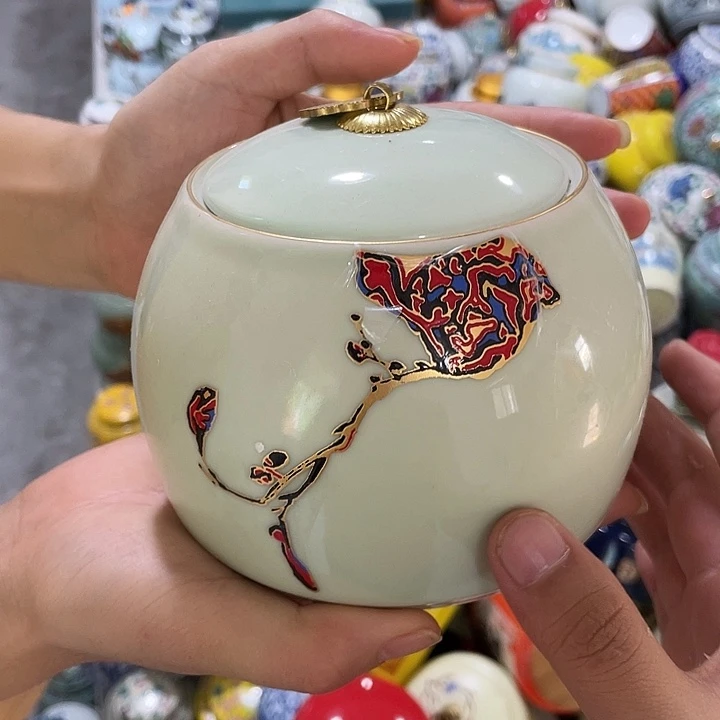 陶瓷罐茶叶罐密封罐