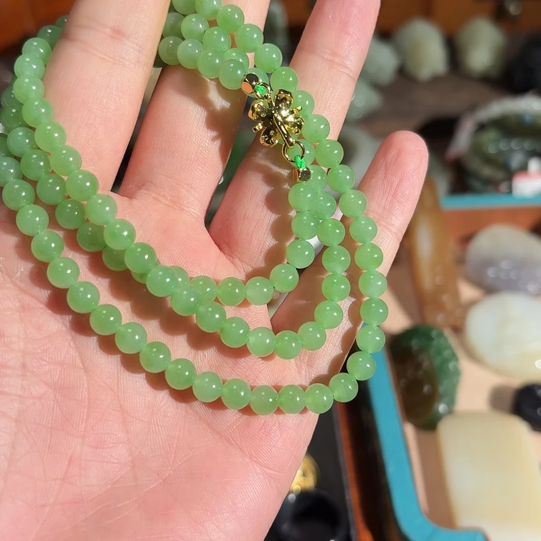 和田玉手串未镶嵌?****?