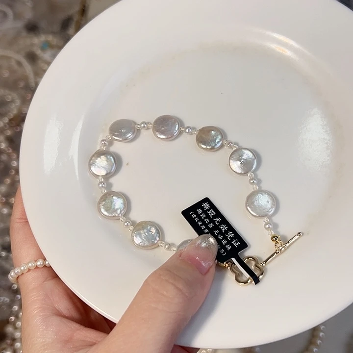 要***万银S925镶嵌淡水珍珠天然淡水珍珠设计款