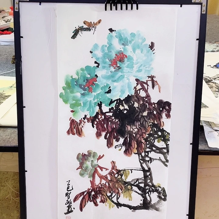 国画张圣敏先生纯手绘作品