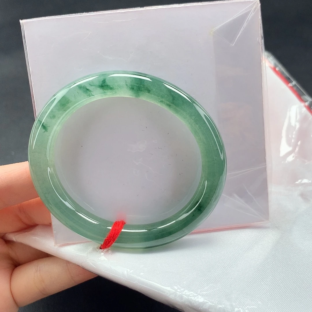 未镶嵌手镯翡翠（55号）（贵妃圆条）