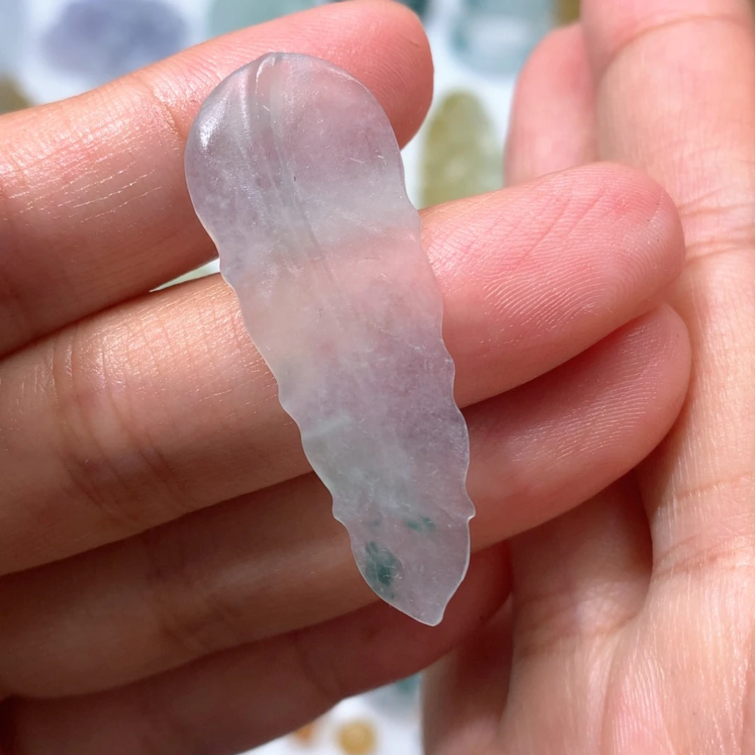 未镶嵌定制翡翠叶子