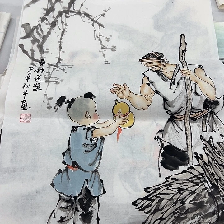 国画纯手绘作品图