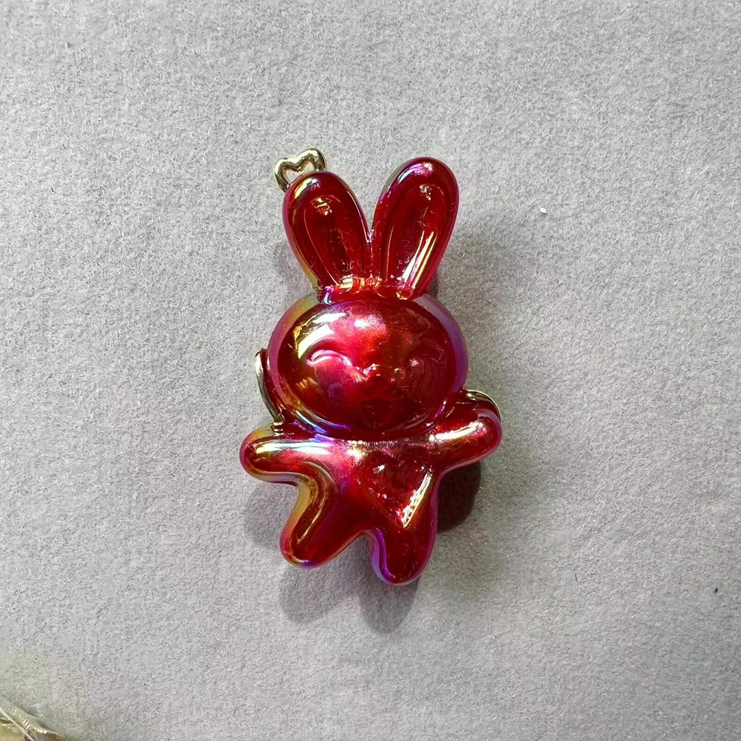 【海家】流星马贝金钱袋兔立体个性便携吊坠装饰成品diy饰品配件