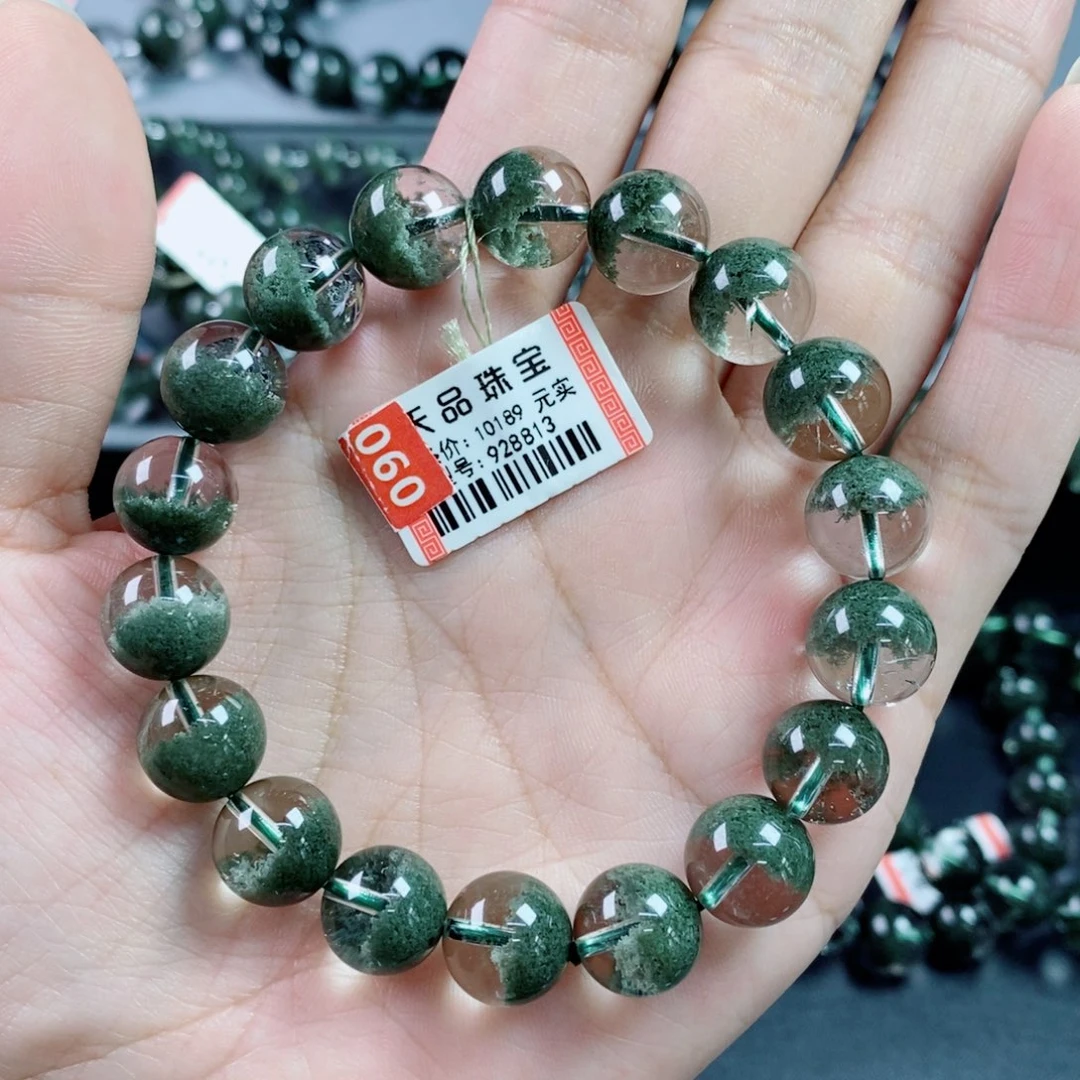 手串未镶嵌水晶米***?绿幽灵928813