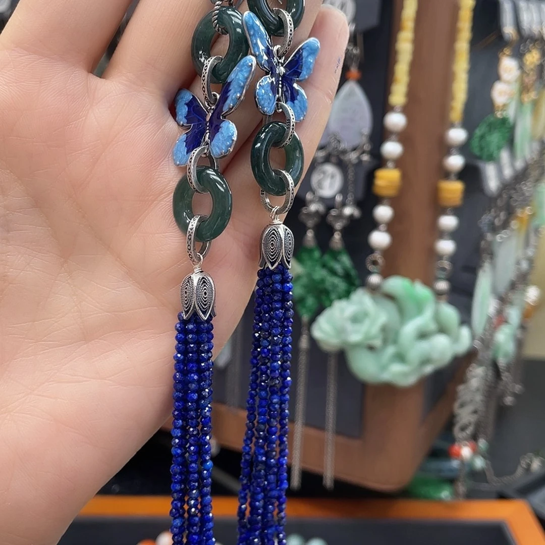 翡翠颈饰银S925镶嵌姣*792hnmhhhh