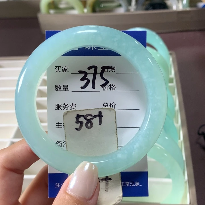 未镶嵌蛇纹石玉手镯375
