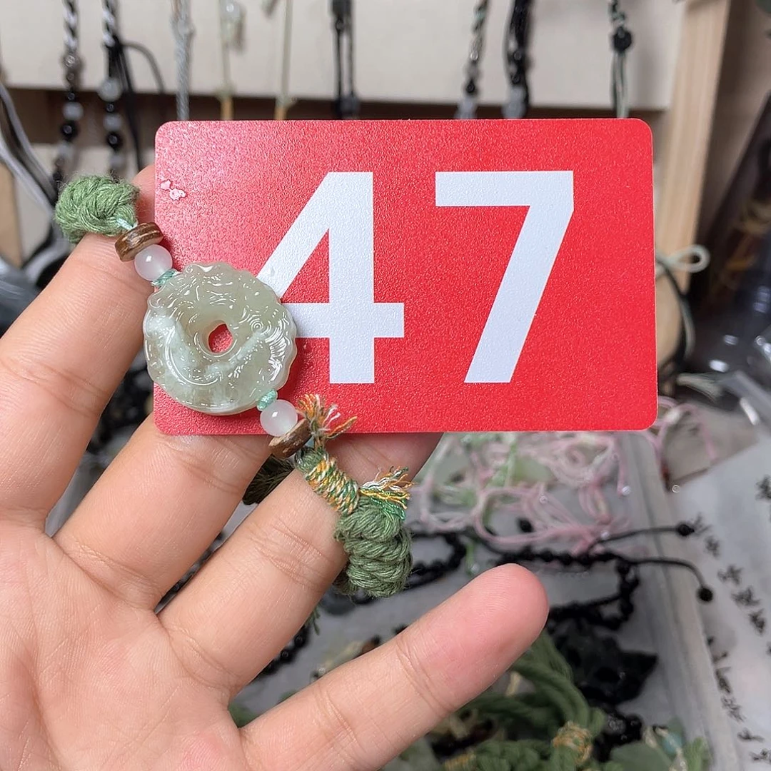 蛇纹石玉手链合金羽****.