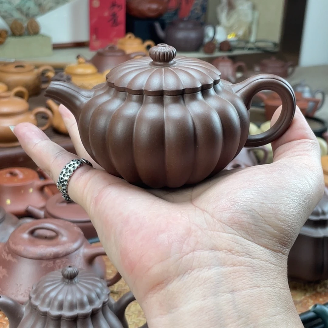 茶壶紫砂1*保原矿品质，手工壶的直播间