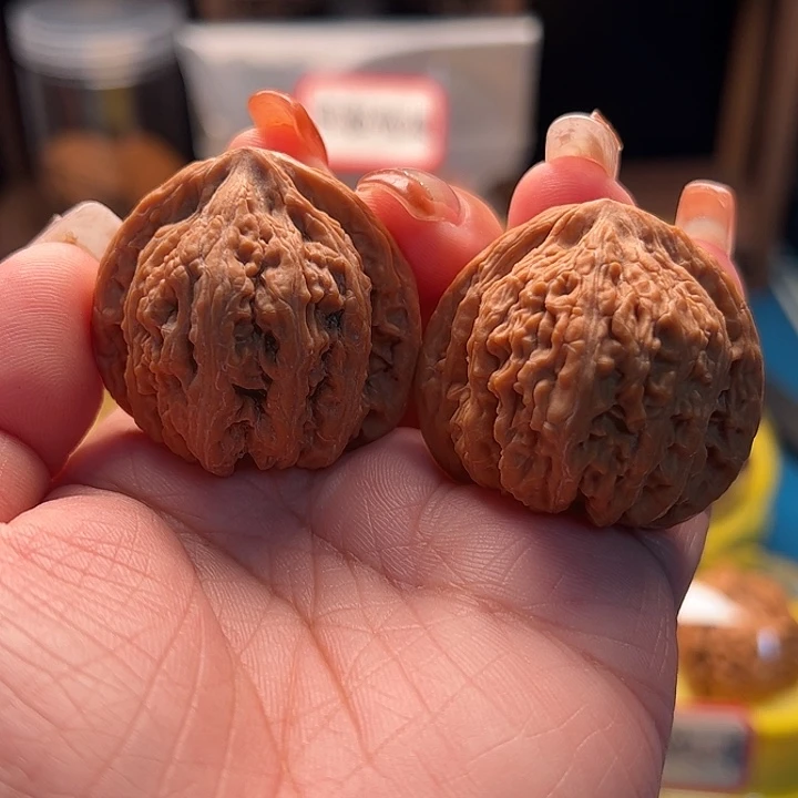 吊坠文玩核桃三角密纹 全品