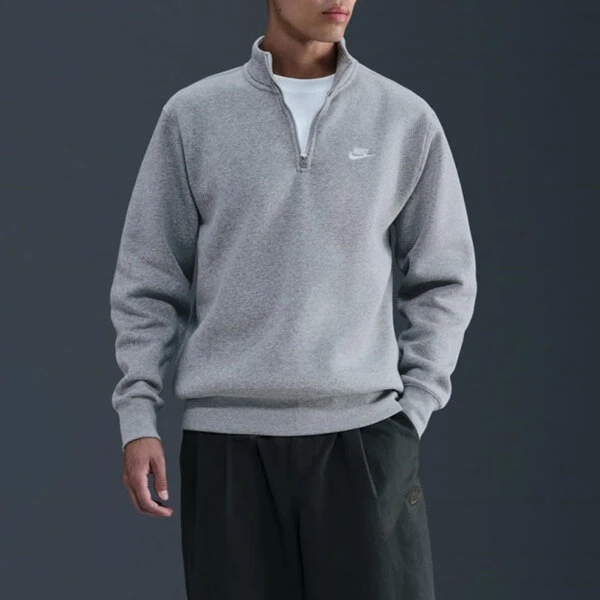 NIKE/耐克男子运动休闲宽松舒适针织长袖卫衣套头衫FN3865063