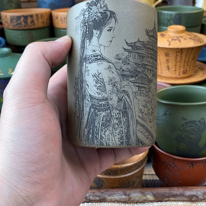 【闪购商品】紫砂杯子宜兴全手工紫砂杯