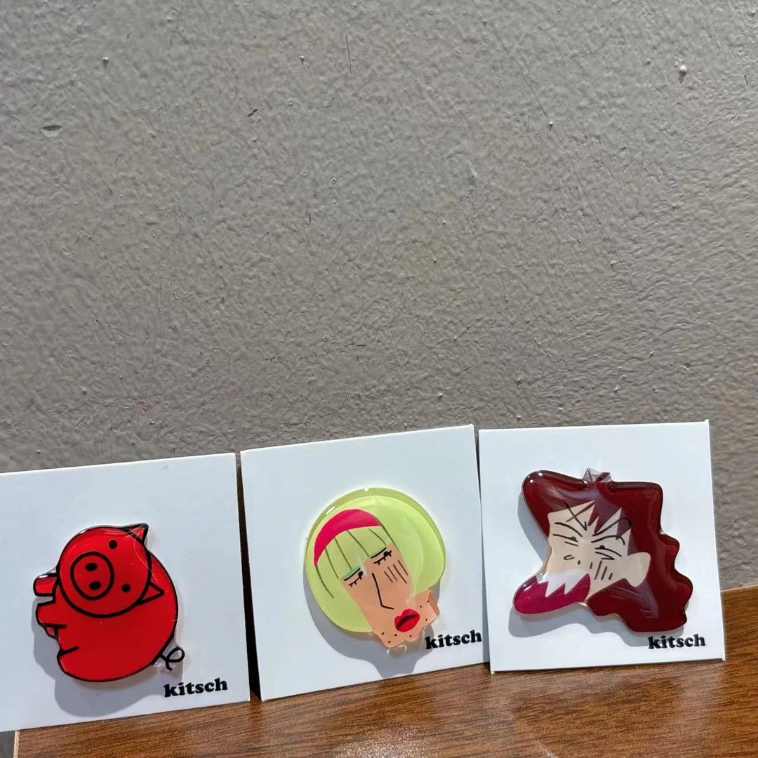 非金属树脂胸针 卡通人物童趣胸针B93