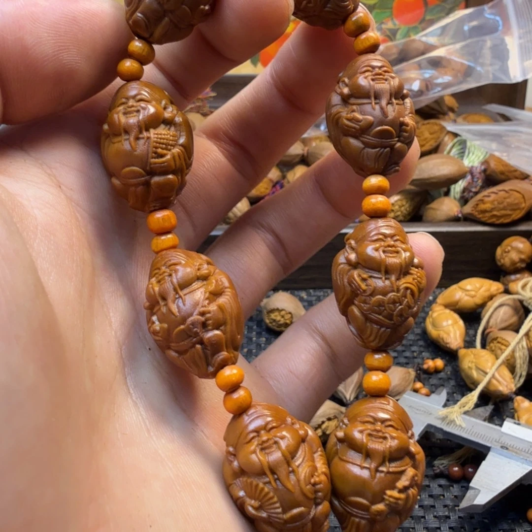 橄榄核手串/手链元甲财神
