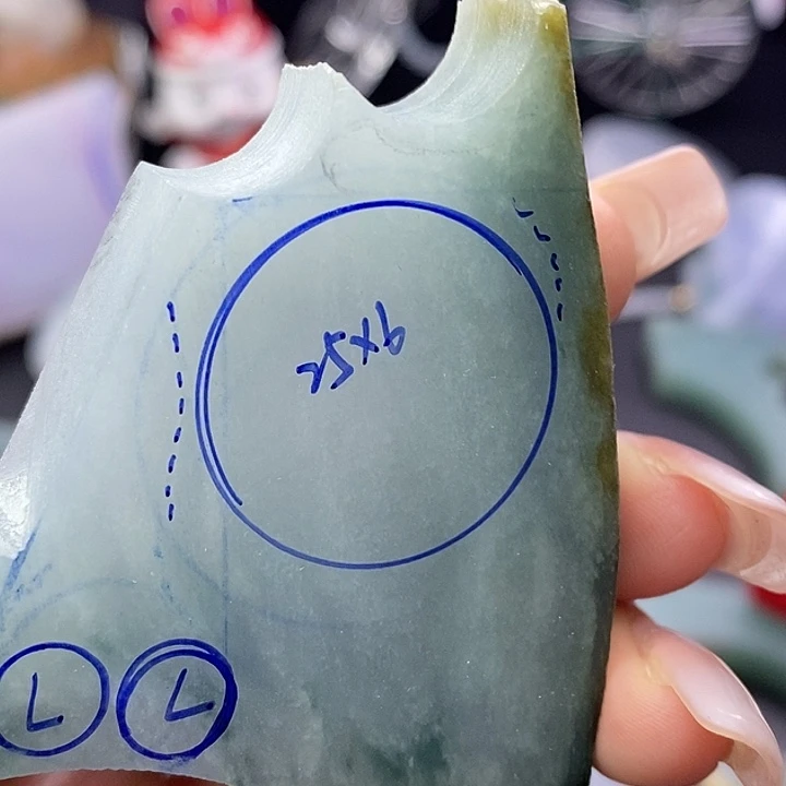 未镶嵌定制翡翠平安扣25➕