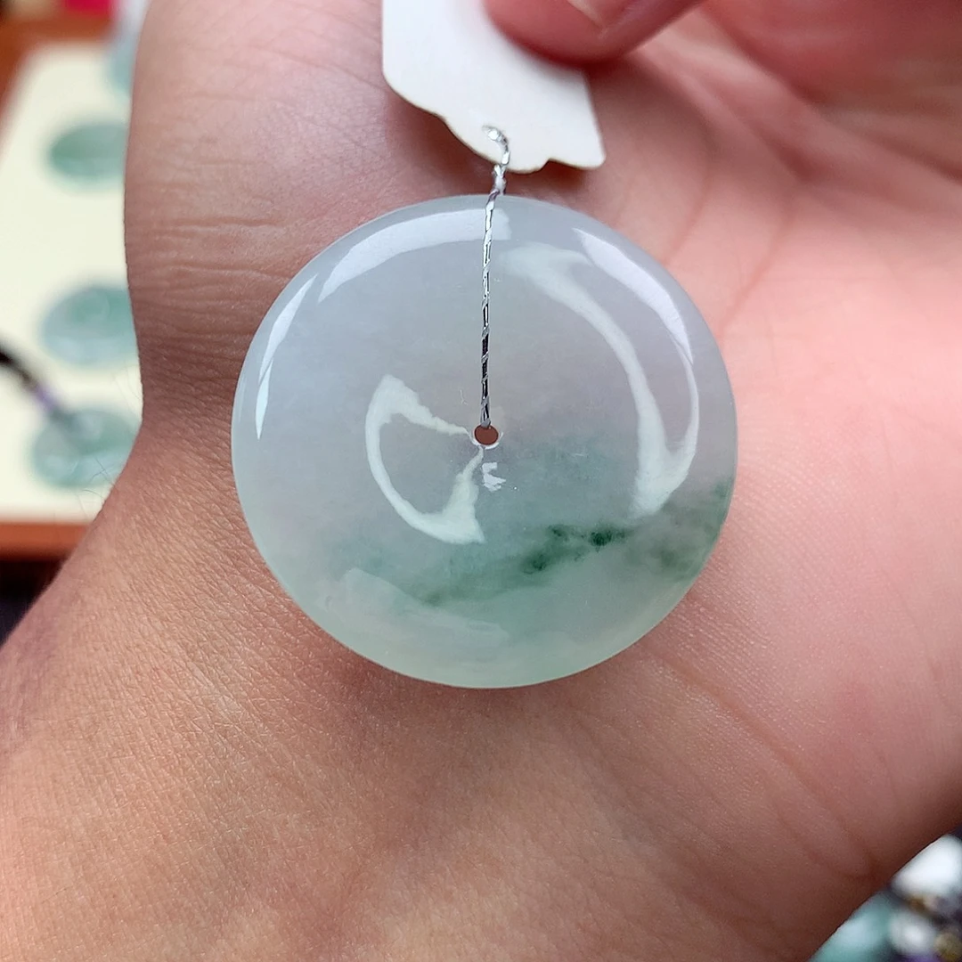 翡翠未镶嵌颈饰47 尺寸29.7-6