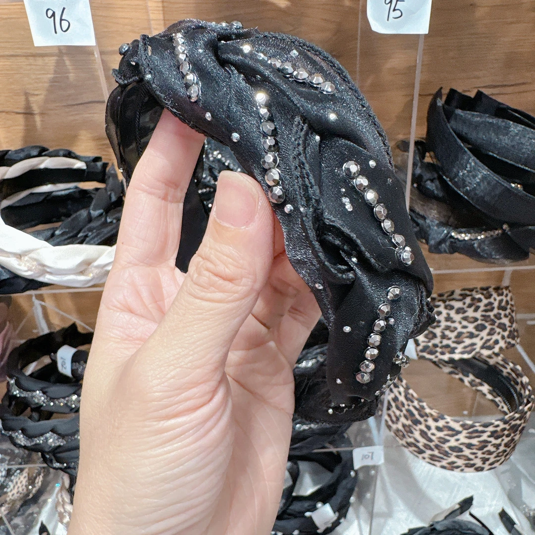 带齿韩国欧巴定制高端黑色高颅顶发箍韩国2025夏天头箍气质