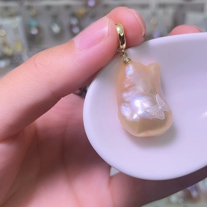 颈饰合金淡水珍珠15