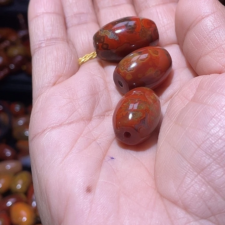 我***家玛瑙/玉髓合金珠宝半成品