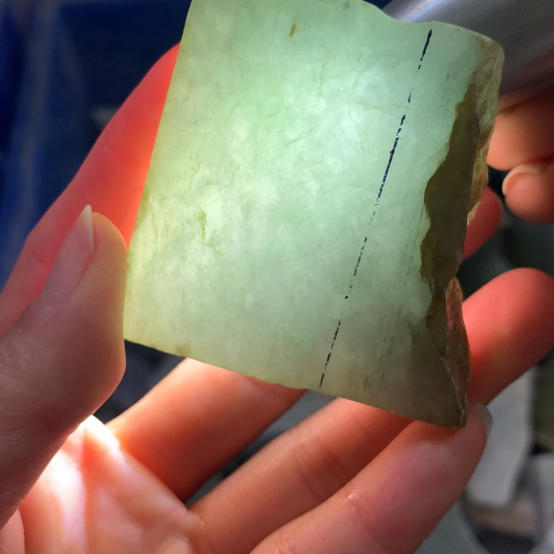 翡翠裸石天**古翡翠边角料