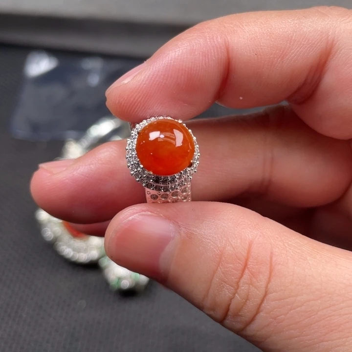 翡翠未镶嵌戒指缅甸天然翡翠