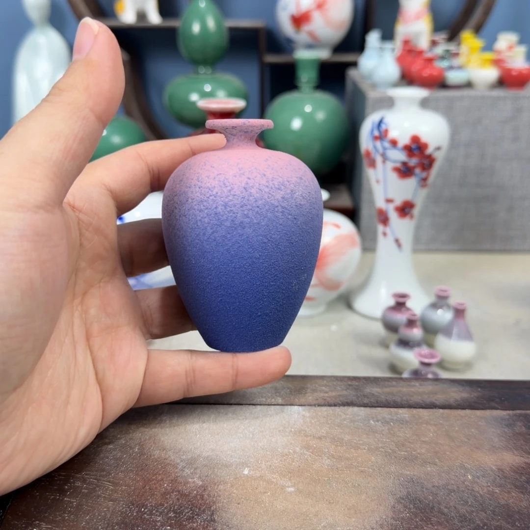 陶瓷手工小花器摆件
