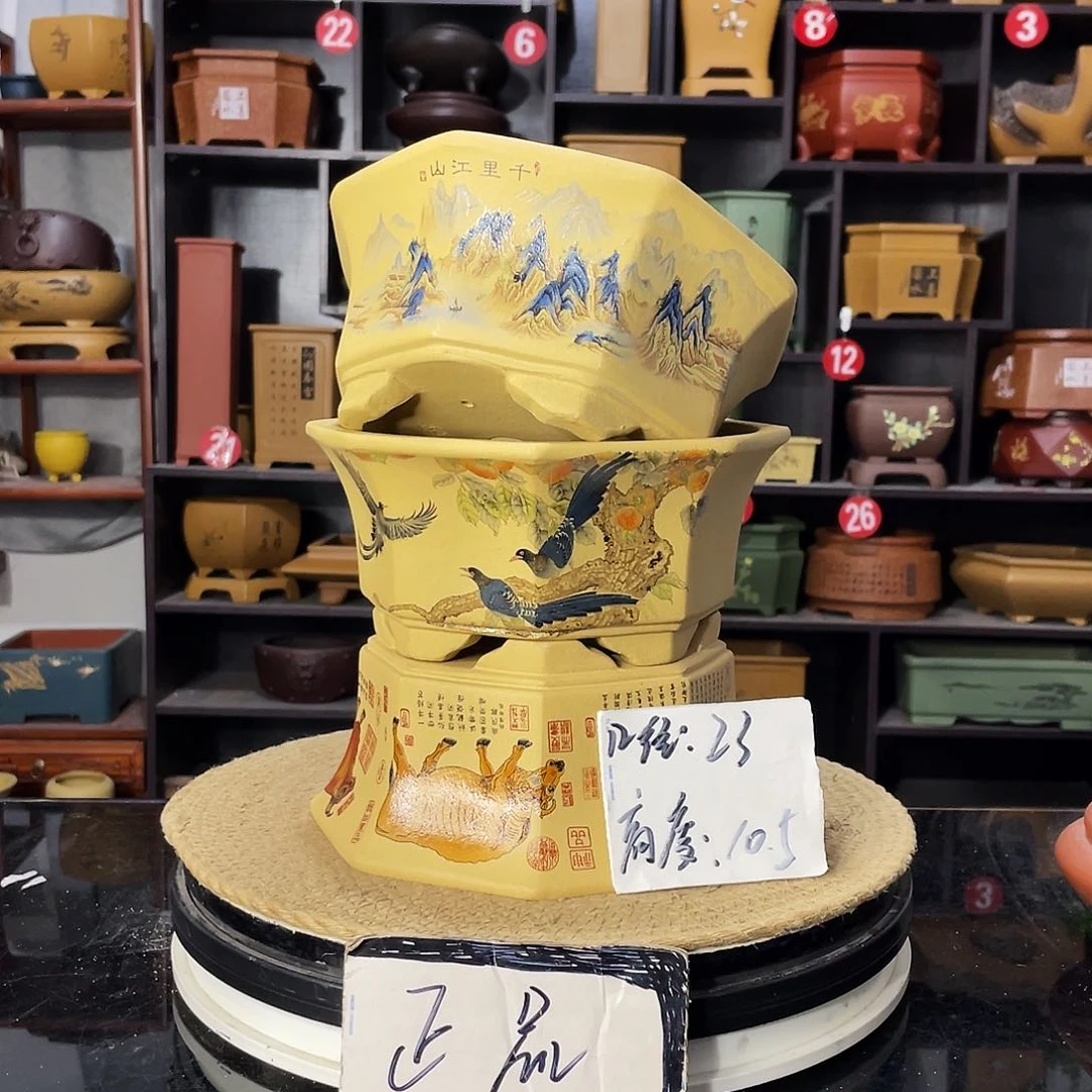 D-盆尚好紫砂花盆