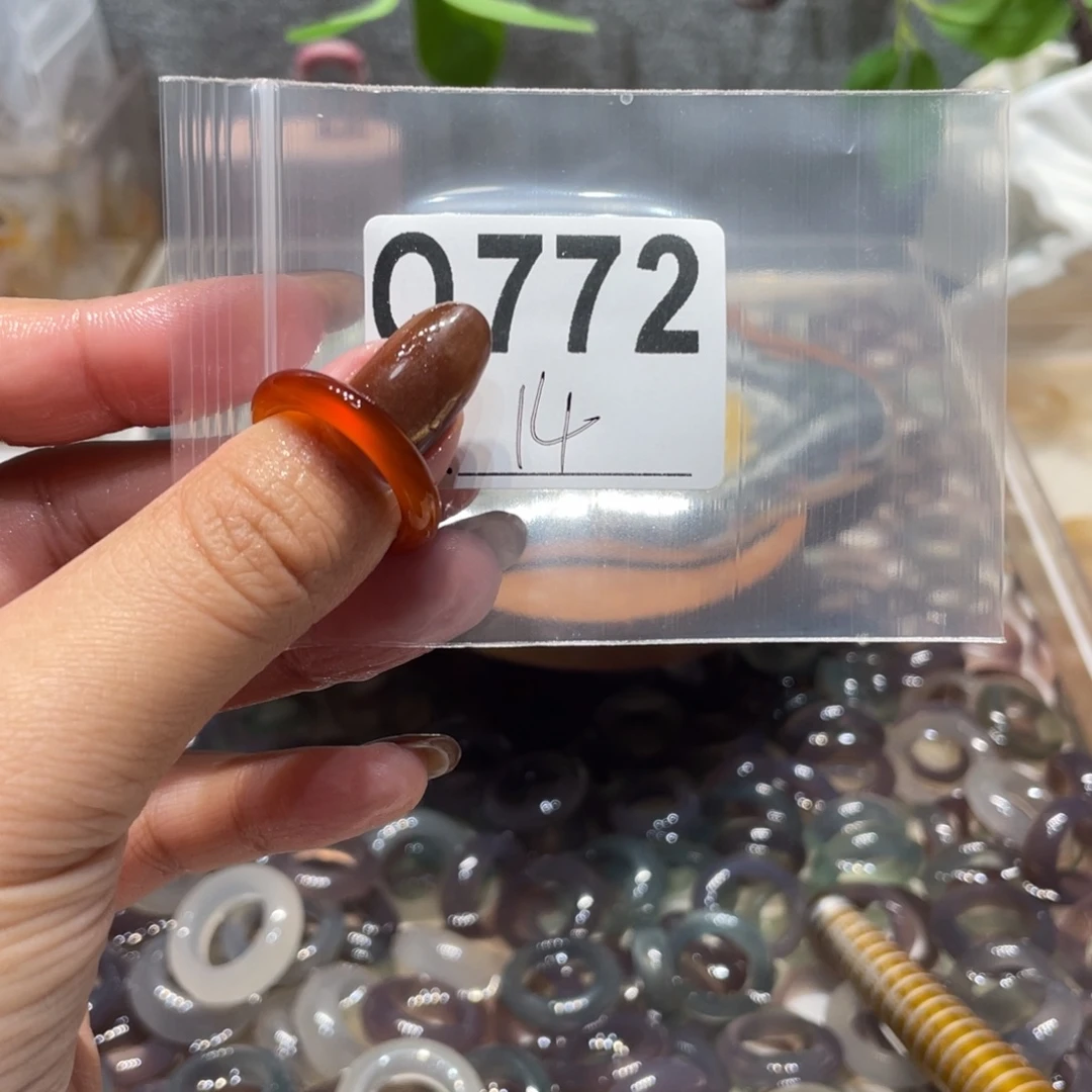 玛瑙/玉髓未镶嵌戒指772