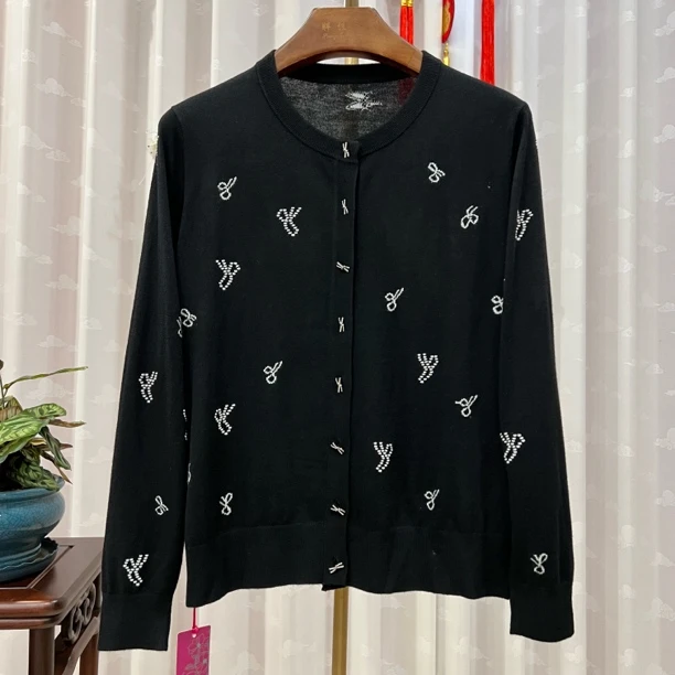 胖人坊大码针织毛衫0438 衣长67