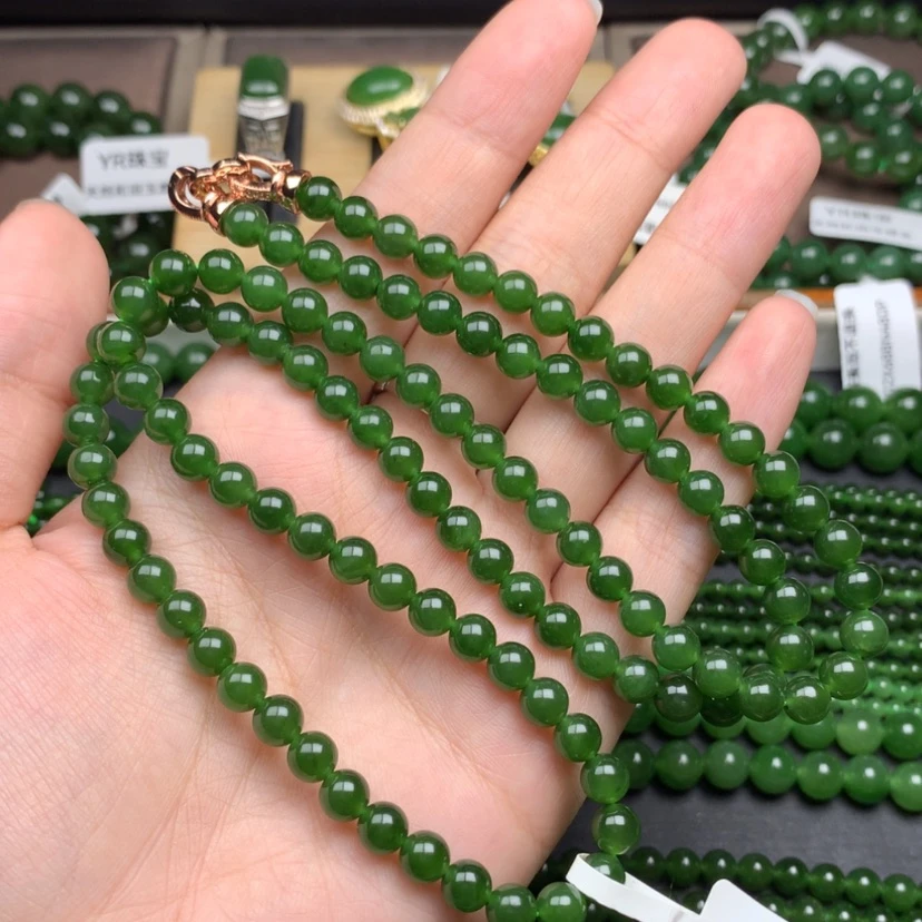 【闪购商品】和田玉（碧玉）未镶嵌颈饰宽****己