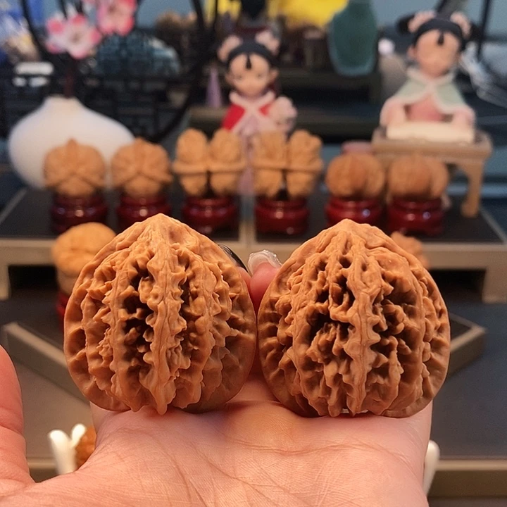 把件文玩核桃43状元冠