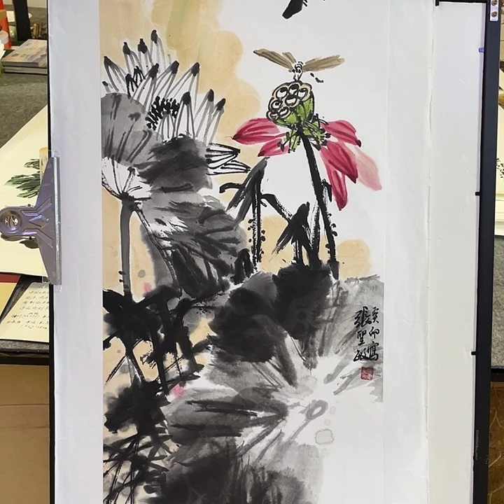 国画张圣敏先生纯手绘作品