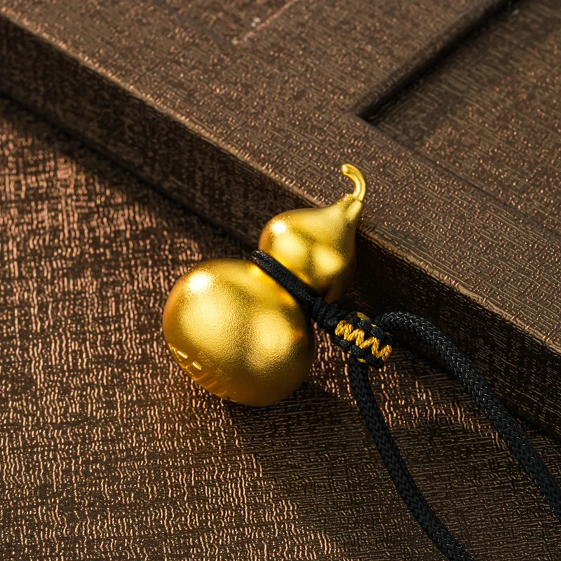 吊坠足银 足银葫芦吊坠实心精致挂坠古法精美