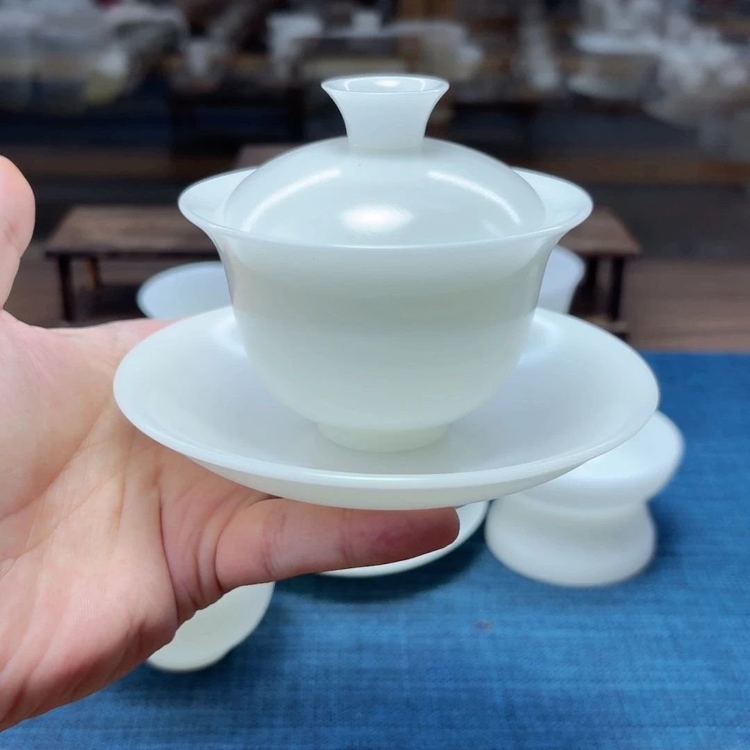 120素烧璞玉釉烧冰种玉瓷