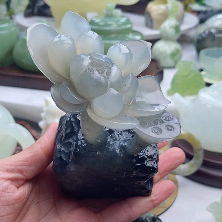 岫玉四大名玉摆件未镶嵌