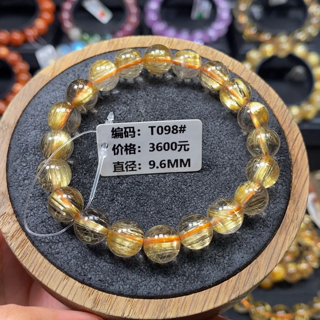手链发晶未镶嵌T098# 9.6mm