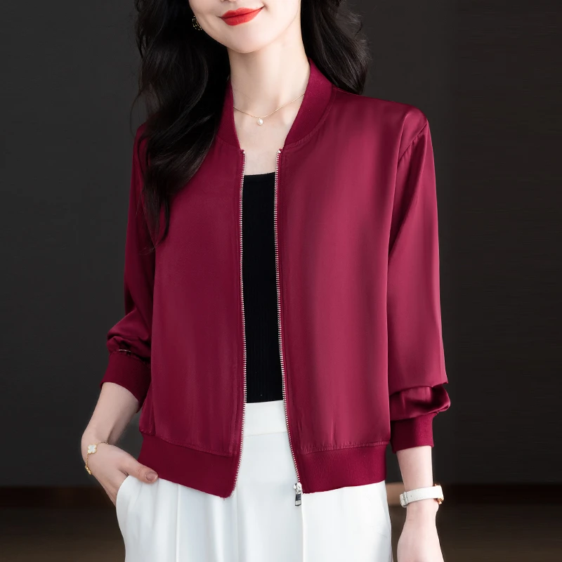 洋气减龄棒球服短外套女2025新款时尚春季夹克上衣夏季薄开衫