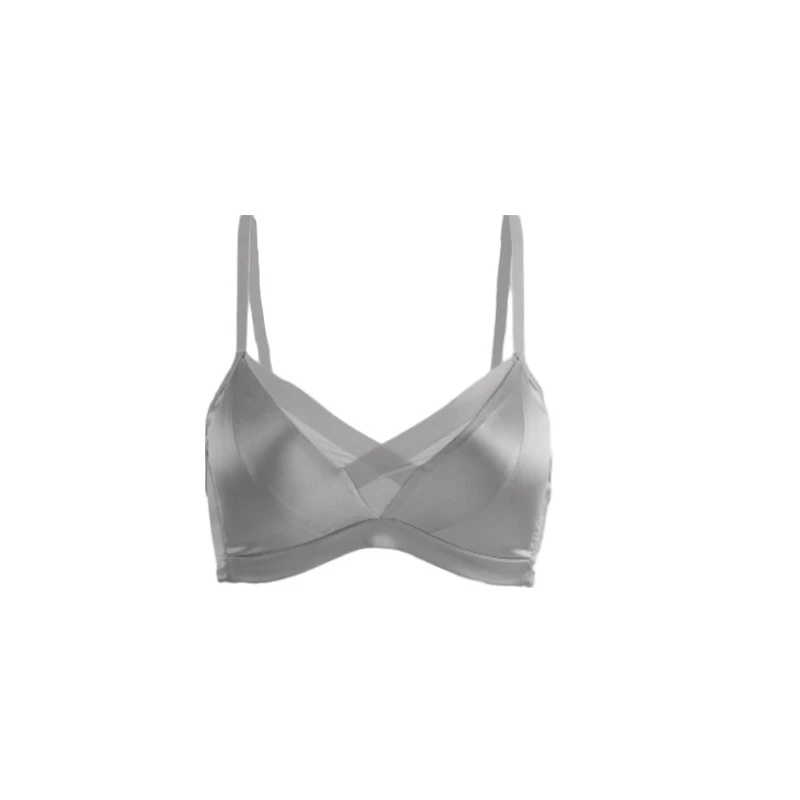 蚕丝小V领裸感文胸ASK-11456